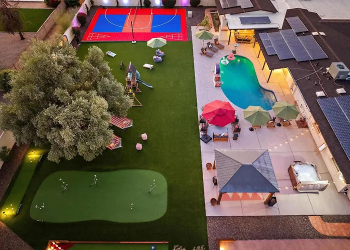 6 Bedroom W Sport Court Pool Playground Hot Tub Arcade Phoenix